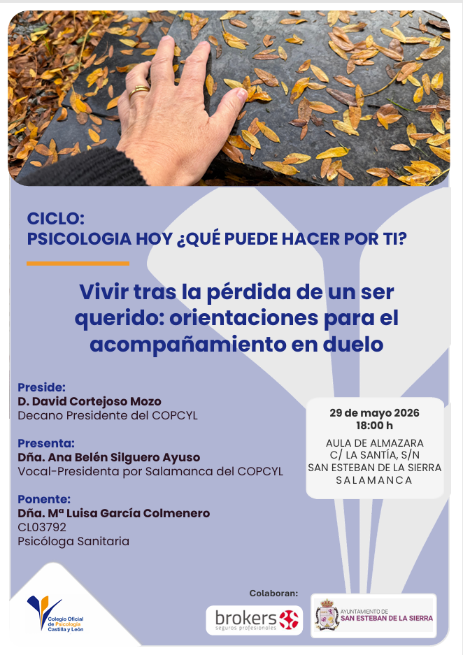 Ciclo Psicología : vivir tras la pérdida de un ser querido.
