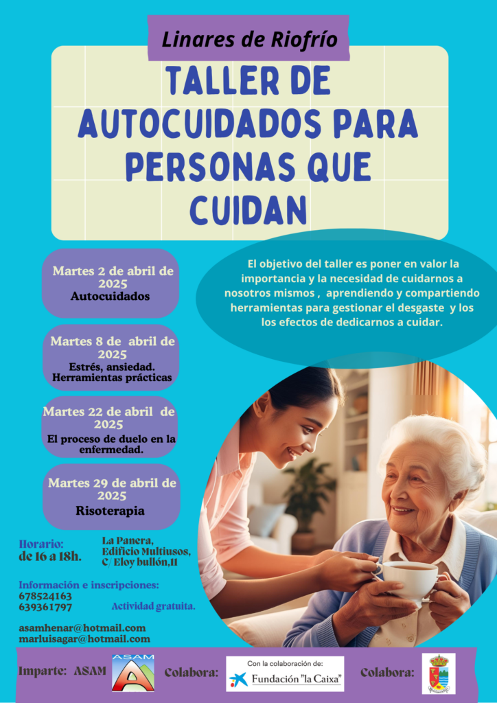 Talleres de Autocuidados para personas que cuidan.